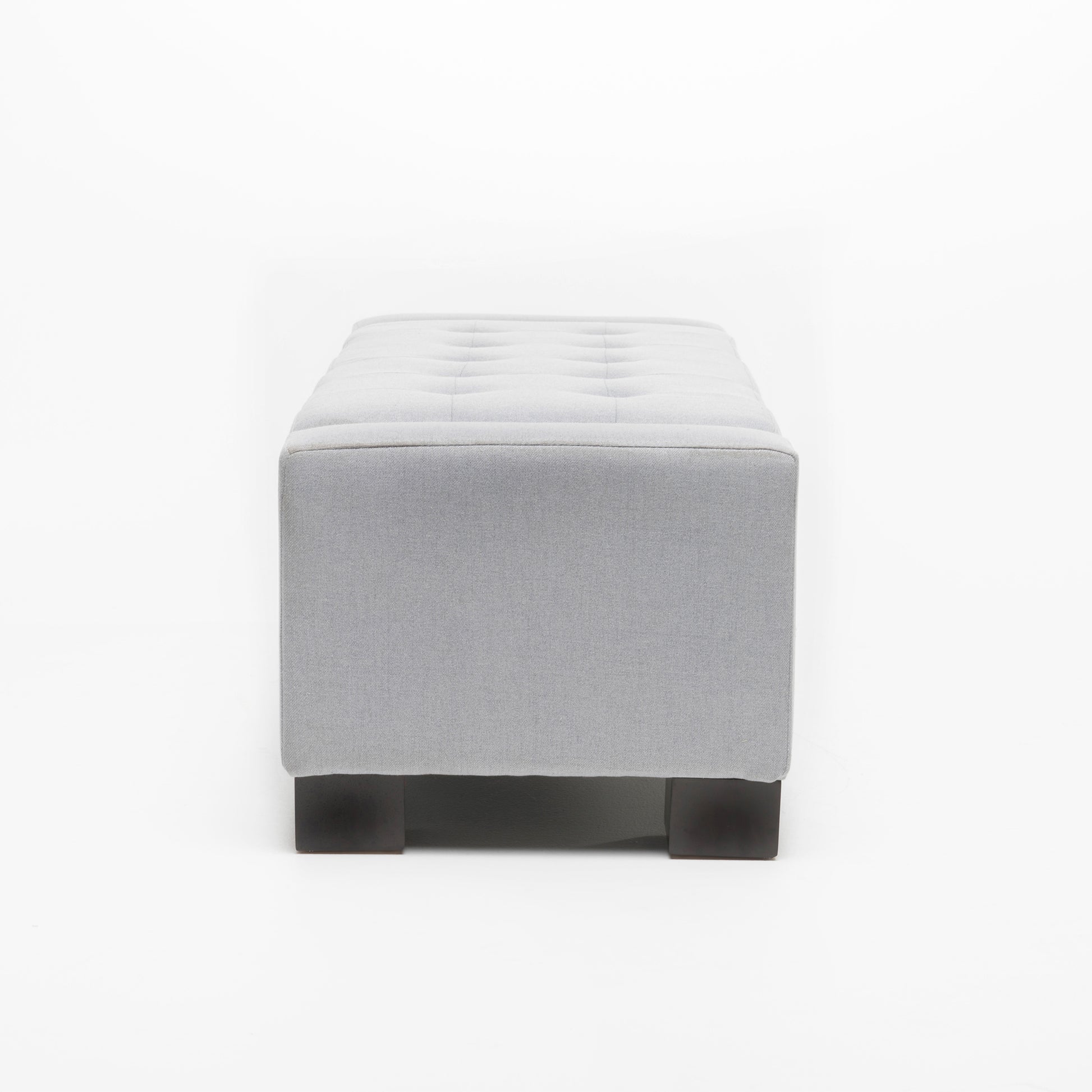 Guernsey Ottoman Light Grey Fabric