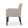 Arm Chair Light Grey Fabric