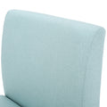 Accent Chair Light Blue Fabric