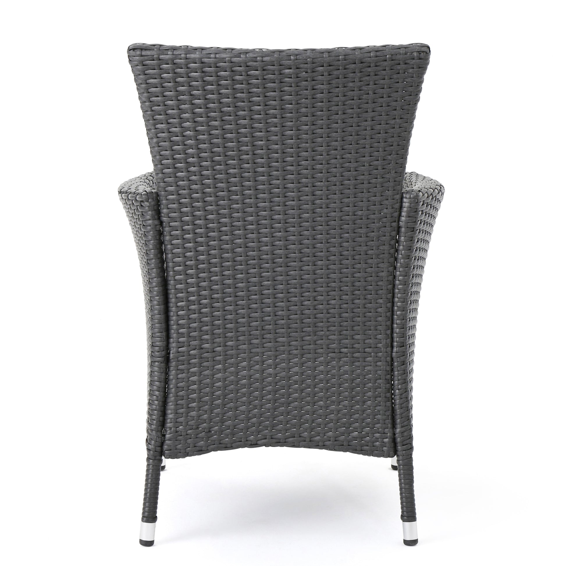 Malta Dining Chair Set Of 2 Grey Wicker