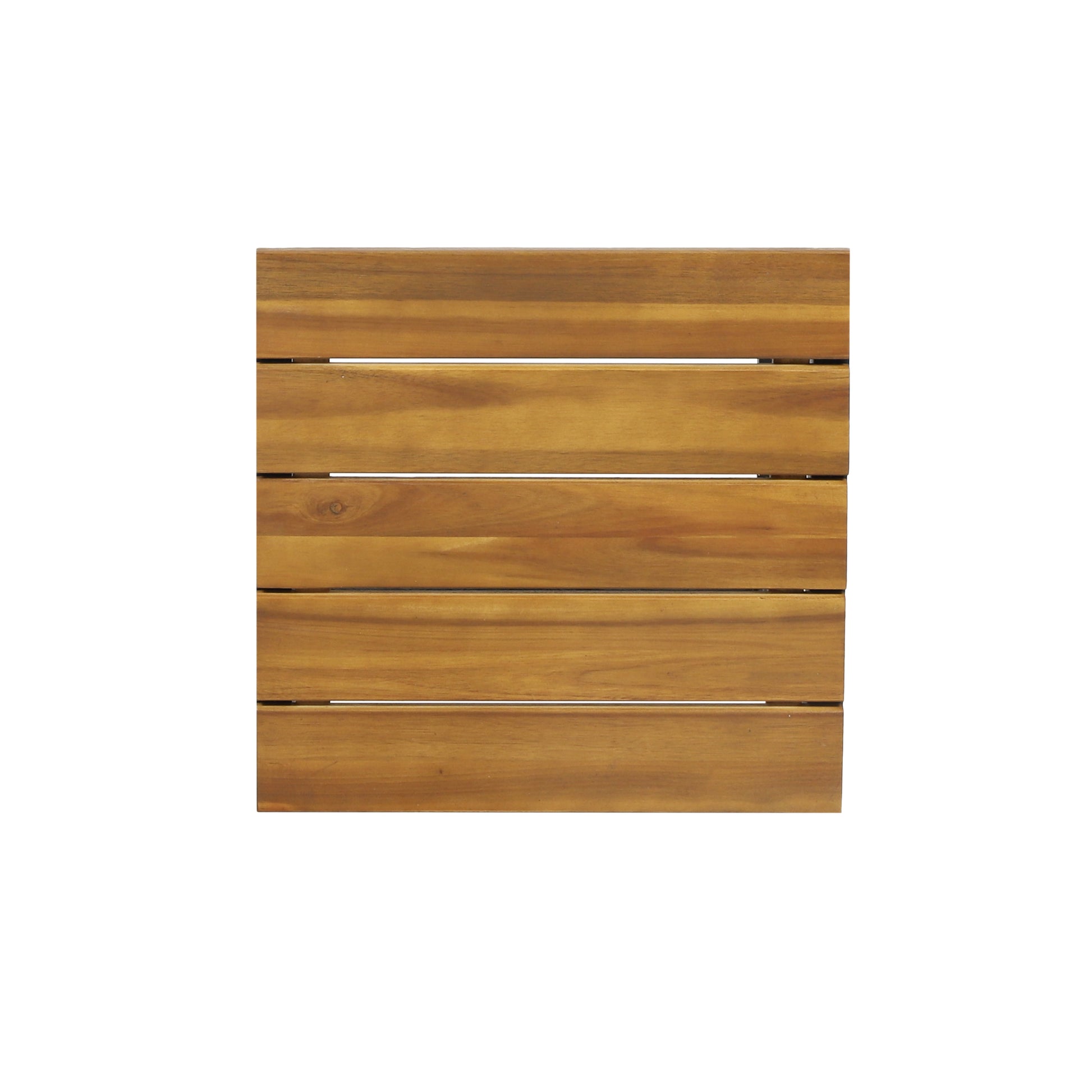 Ezra Barstool Teak Black Acacia Wood