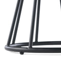 Crete Accent Table Brown Pe Rattan Iron
