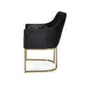 Club Chair Black Altay Velvet
