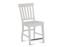 Cayla Counter Chair Set Of 2 White White Wood