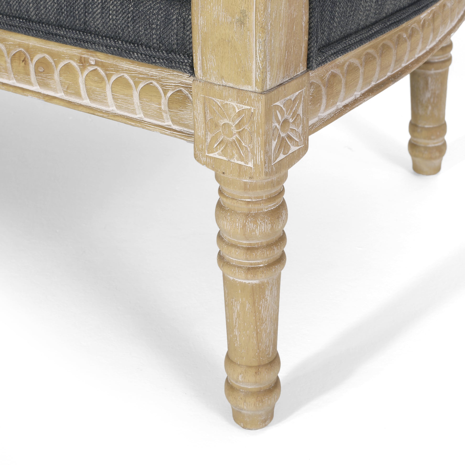 Seat Charcoal Fabric 2 Seat