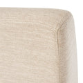 Push Back Recliner Beige Fabric