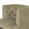 Accent Chair Beige Fabric