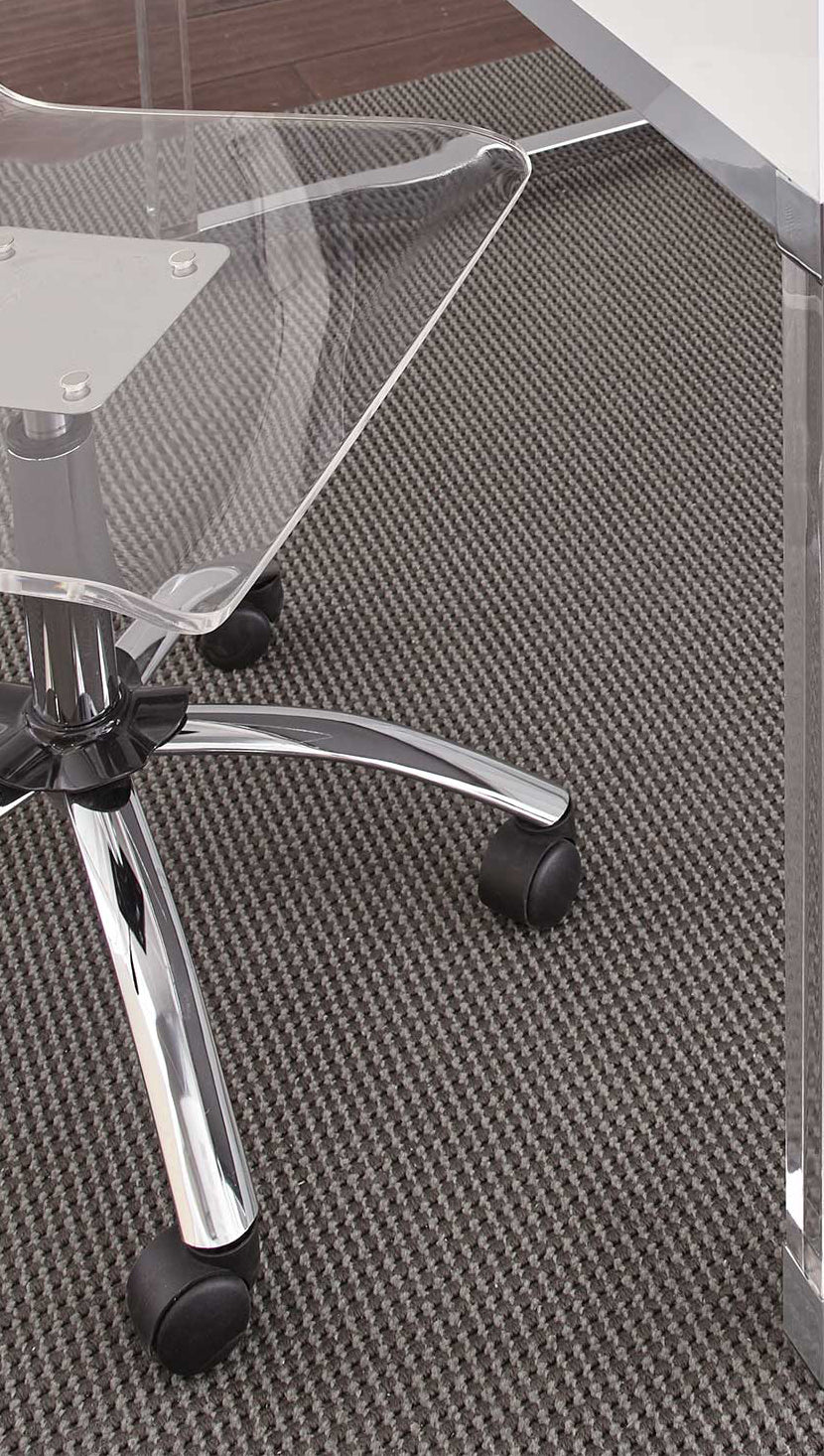 Arthur Adjustable Swivel Chair Pearl Silver Silver White Iron