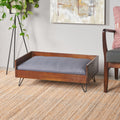 Dog Bed Reclaimed Oak Iron Acacia Wood