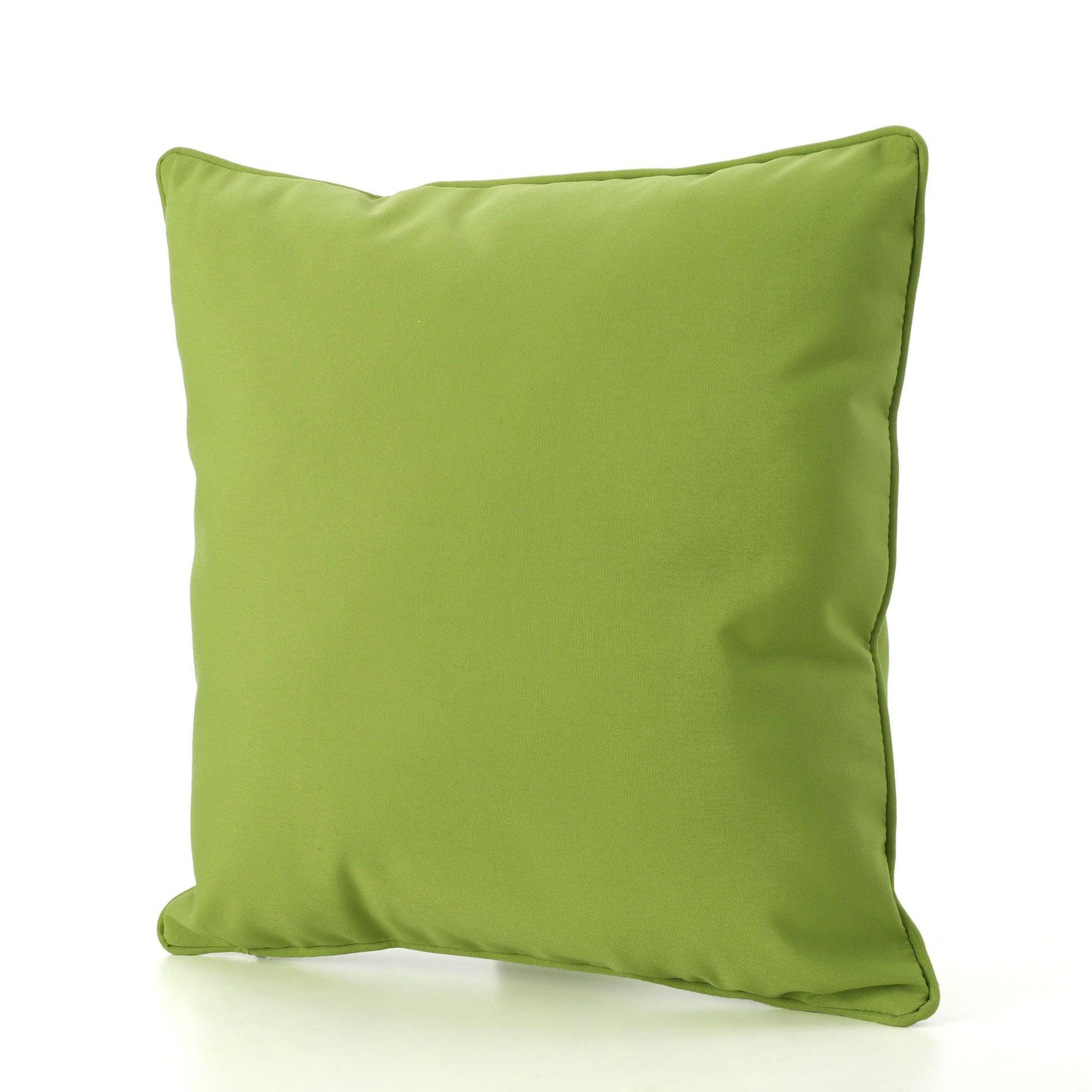Coronado Square Pillow Green Fabric
