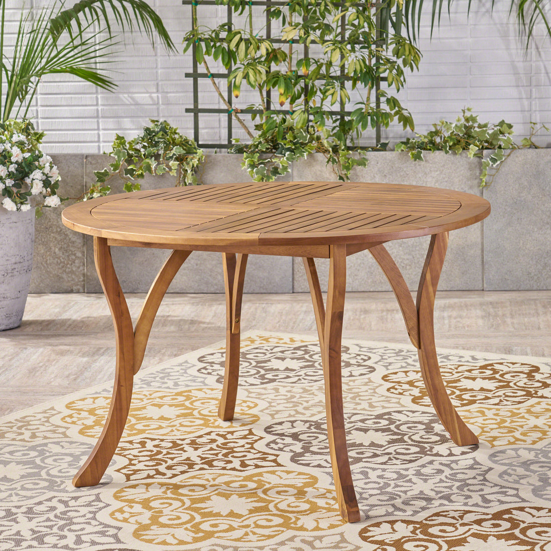 Hermosa 47 Teak Acacia Wood