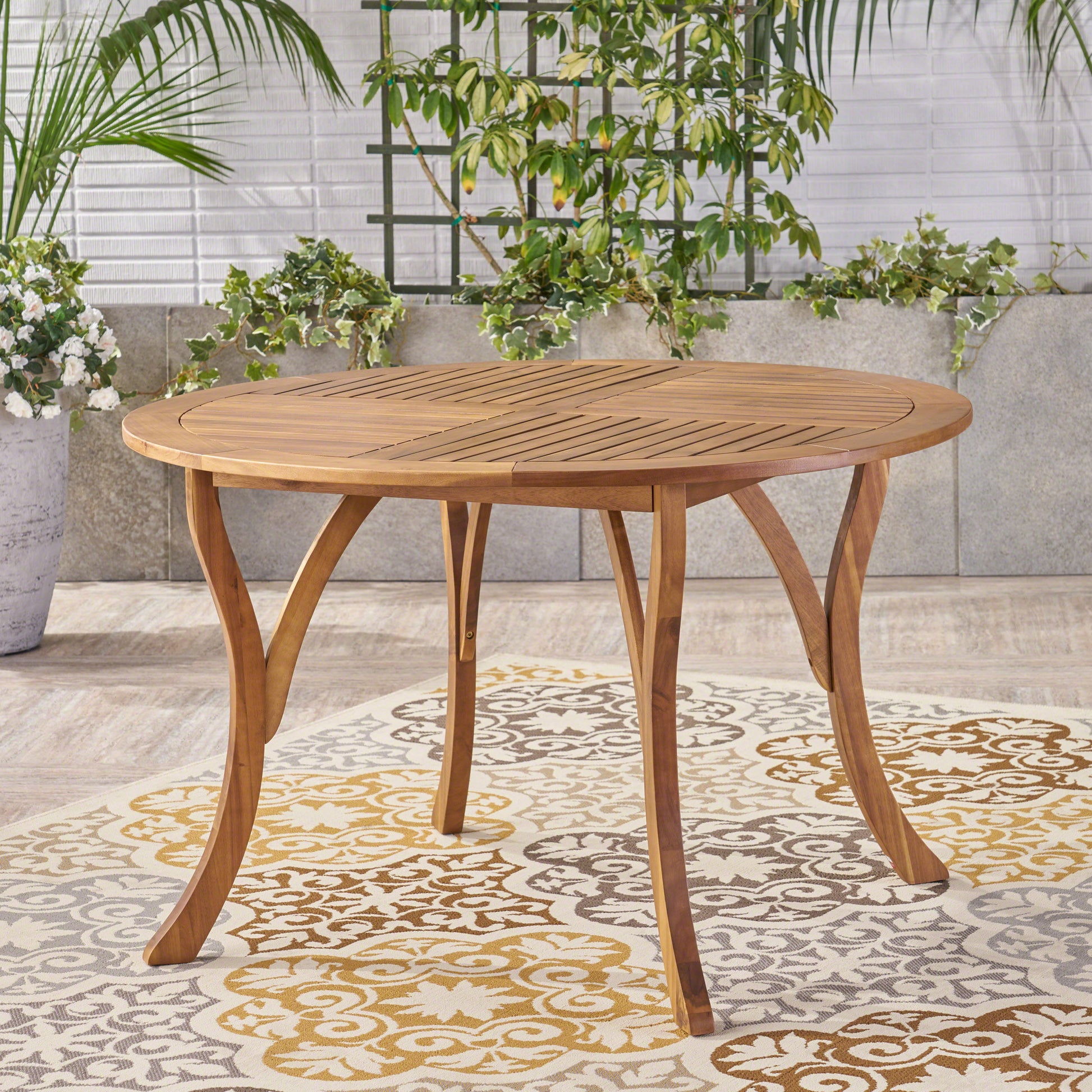 Hermosa 47 Teak Acacia Wood
