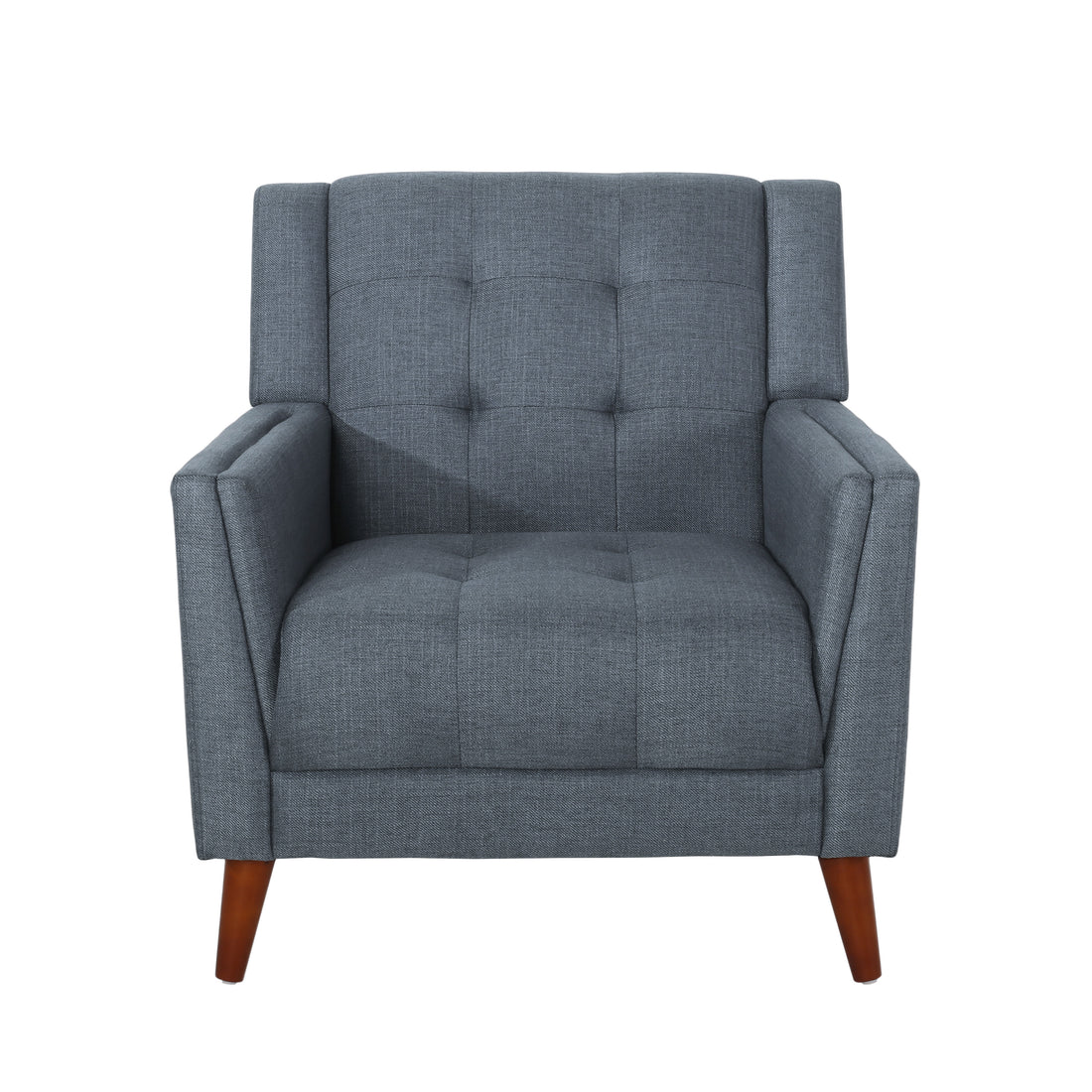 Greenmont Upholstered Armchair Dark Grey Fabric