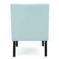 Accent Chair Light Blue Fabric