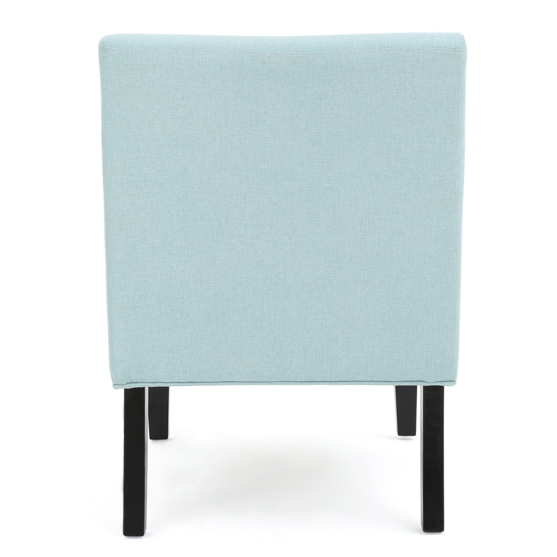 Accent Chair Light Blue Fabric
