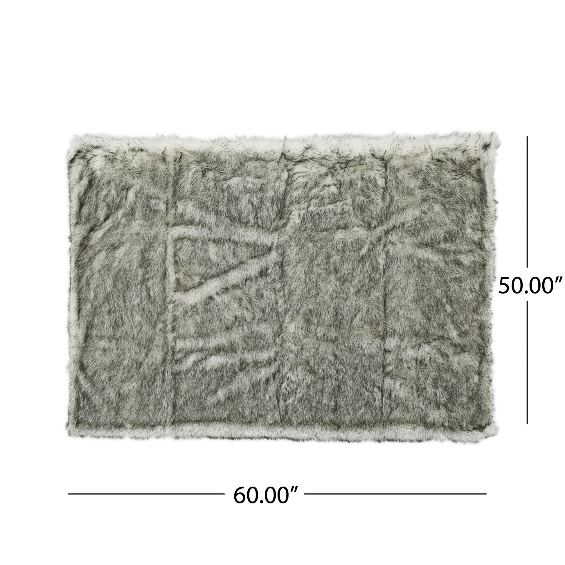 Blanket Grey Faux Fur