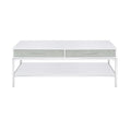 Mirage Coffee Table White White Wood
