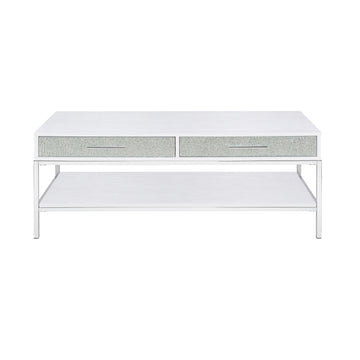 Mirage Coffee Table White White Wood