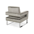 Arm Chair Grey Velvet