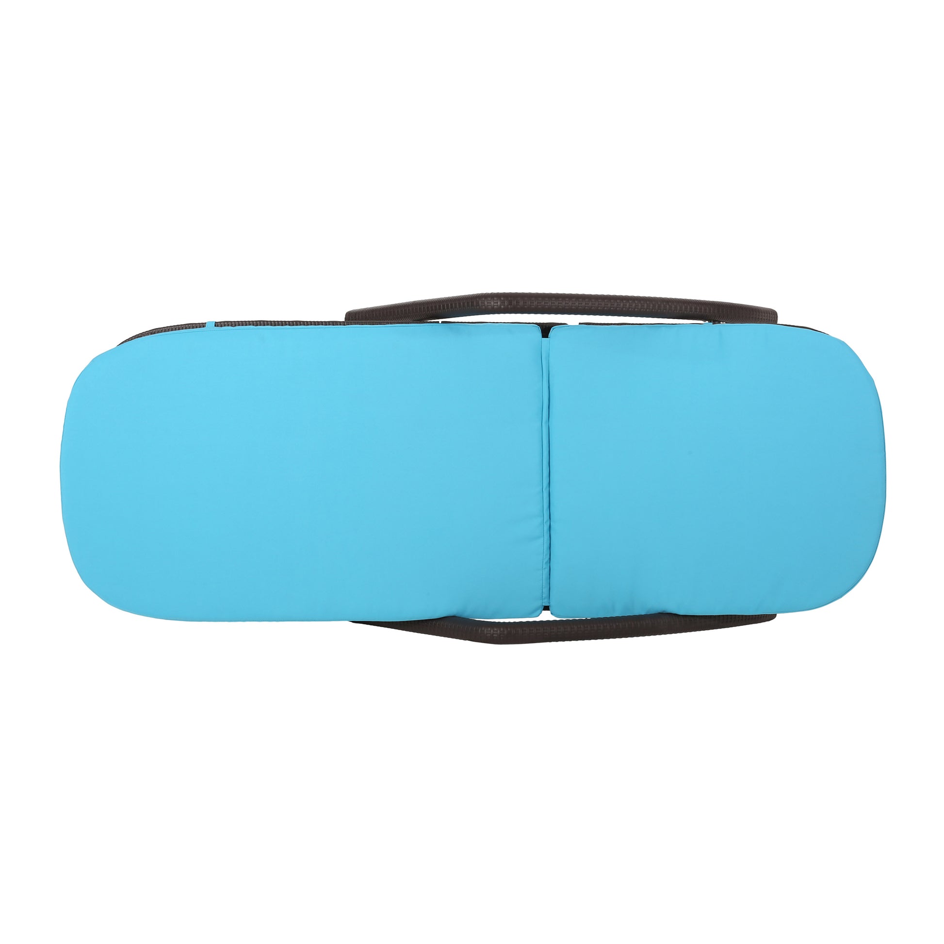 Mikael Chaise Lounge With Cushion Dark Brown Polypropylene