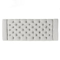 Guernsey Ottoman Light Grey Fabric