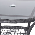 San Pico Table Grey Rattan