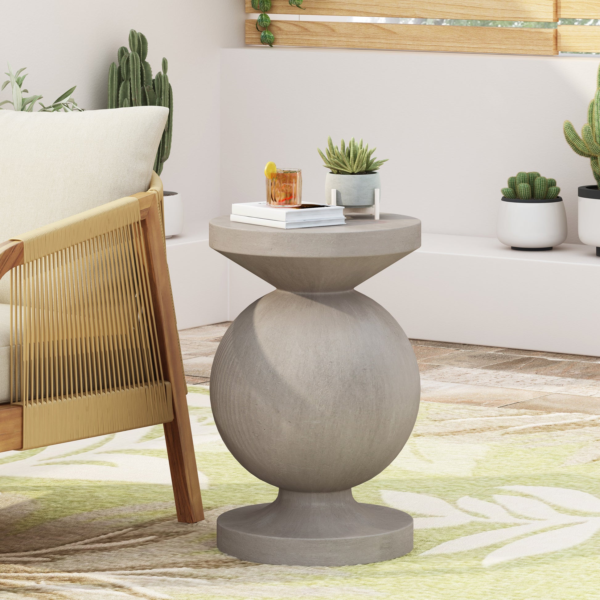 End Table Natural Magnesium Oxide