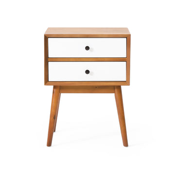 Nightstand Natural Stained Wood