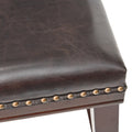 Saddle Stool Brown Leather