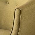 Club Chair Green Fabric