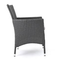 Malta Dining Chair Set Of 2 Grey Wicker