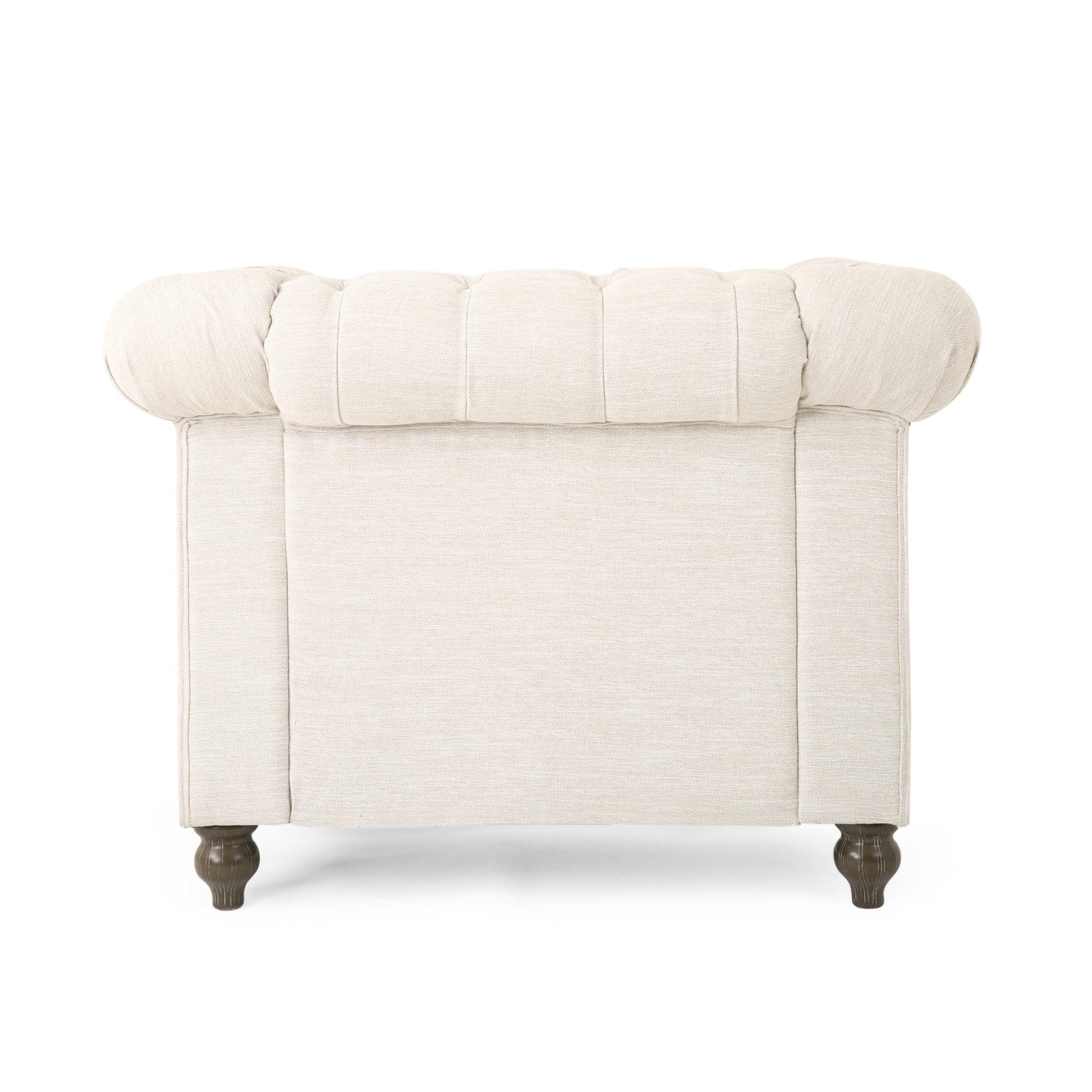 Club Chair Beige Fabric