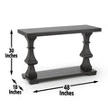 Dory Sofa Table Brown Brown Wood