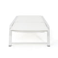 Myers Chaise Lounge Mp1 White Metal Mesh