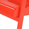 Malibu Adirondack Chair Red Acacia Wood