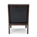Accent Chair Black Pu