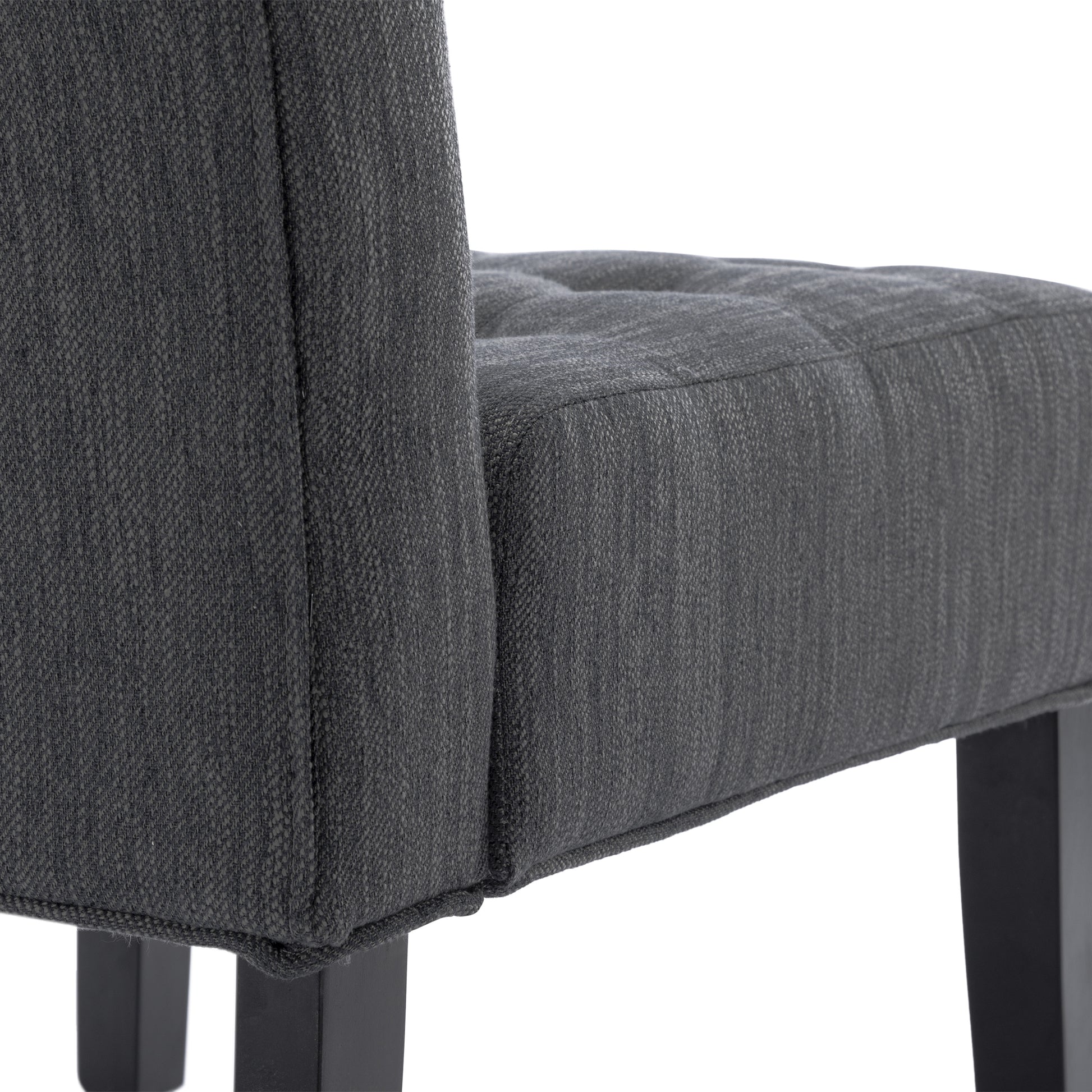Accent Chair Charcoal Fabric