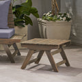 Sedona Side Table Grey Wood