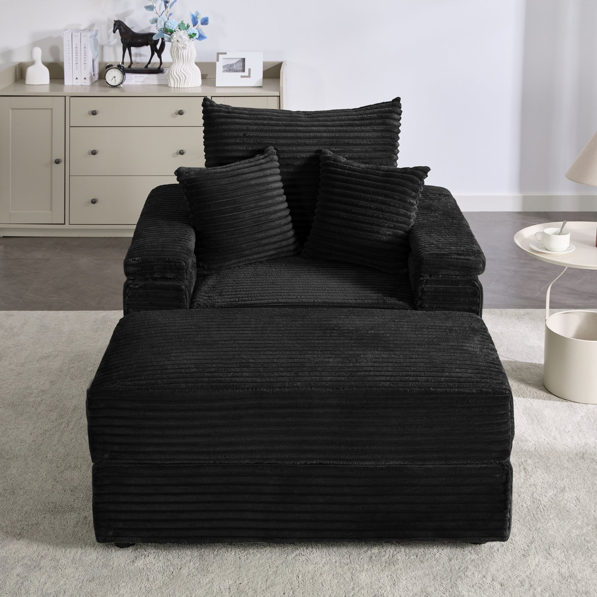 Seat Black Black Plywood 1 Seat