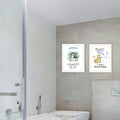 2 Piece Vignette I Have A Drinking Problem Black Framed Wall Art For Living Room, Bedroom Wall Art Print For Home Decor By Deb Strain Multicolor Wood Paper