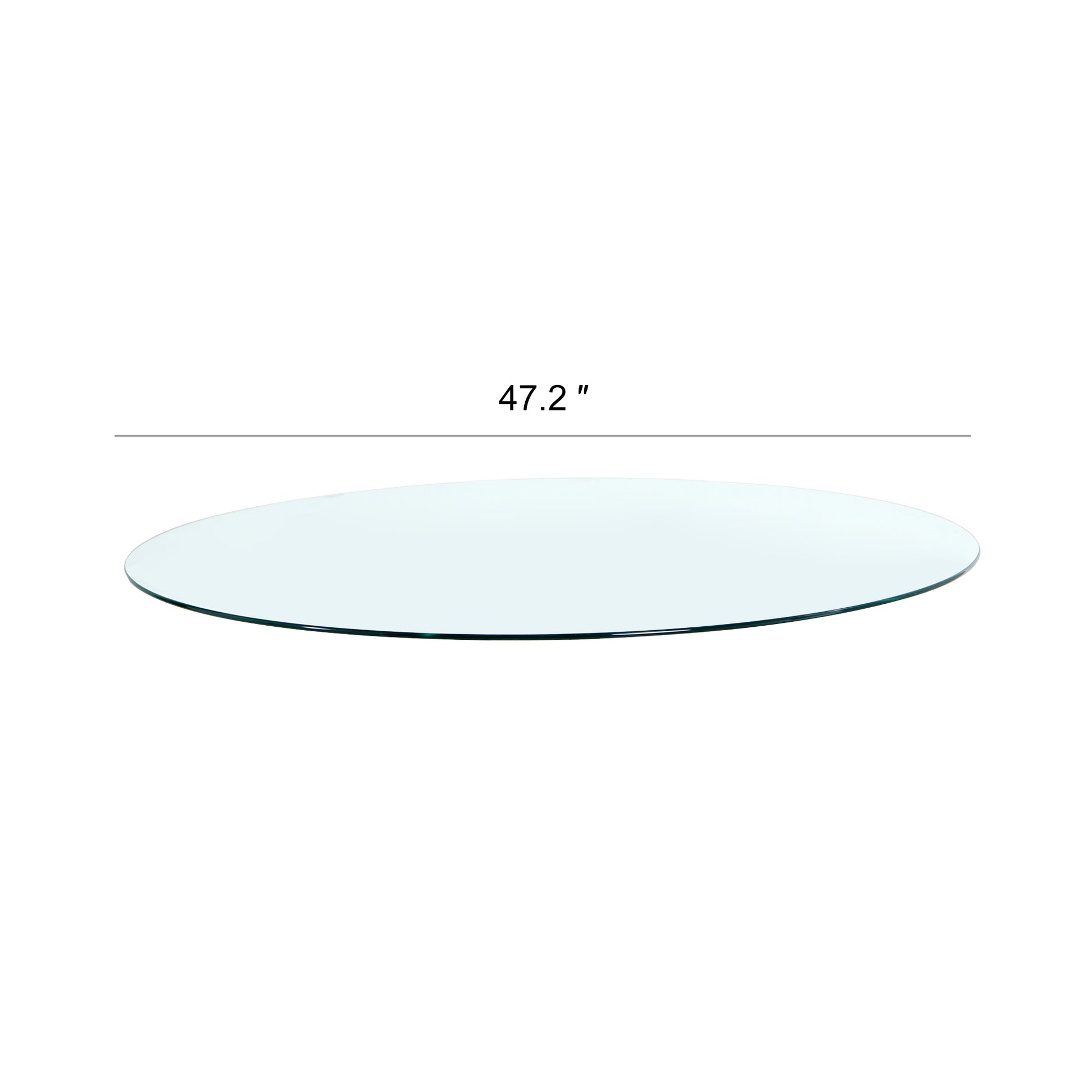 Ac140 T Crgl Dia1200*765*8Mm Clear Tempered Glass