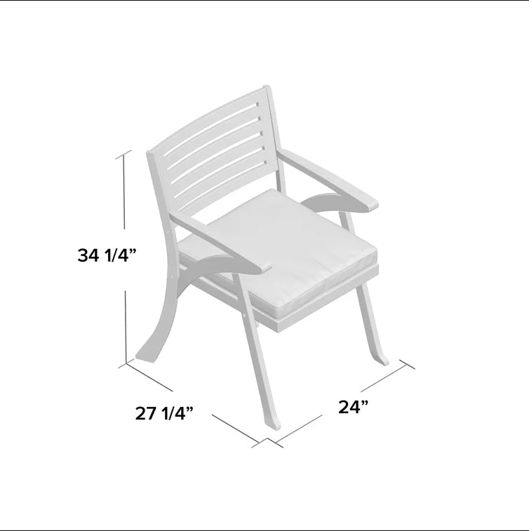 Hermosa Kd Wood Dining Chair Set Of 2 Teak Acacia Wood