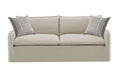 Upendo Sofa W 2 Pillows, Beige Linen Beige Linen 2 Seat