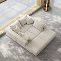 Oversized Sponge Cloud Sofa,Modern Upholstered Sectional Sofa Couch Set,Modular 162
