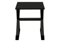 Accent Table, End, Side Table, Square, Nightstand, Bedroom, Lamp, Black Veneer, Transitional Black Mdf