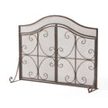 Fire Screen Black Iron