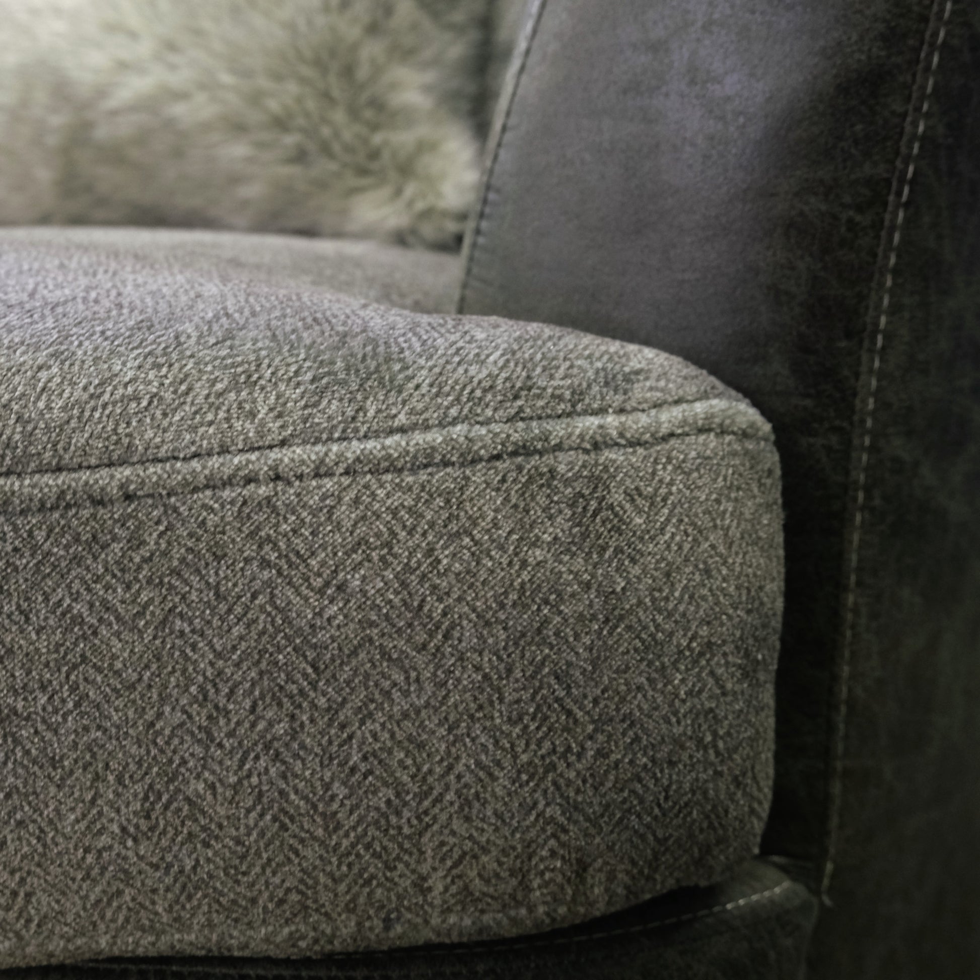 Grennburg Gray Swivel Accent Chair Gray Foam Engineered Wood