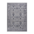 6X9 Grey Blue Oriental Non Shedding Living Room Bedroom Dining Home Office Stylish And Stain Resistant Area Rug Grey Blue Polyester