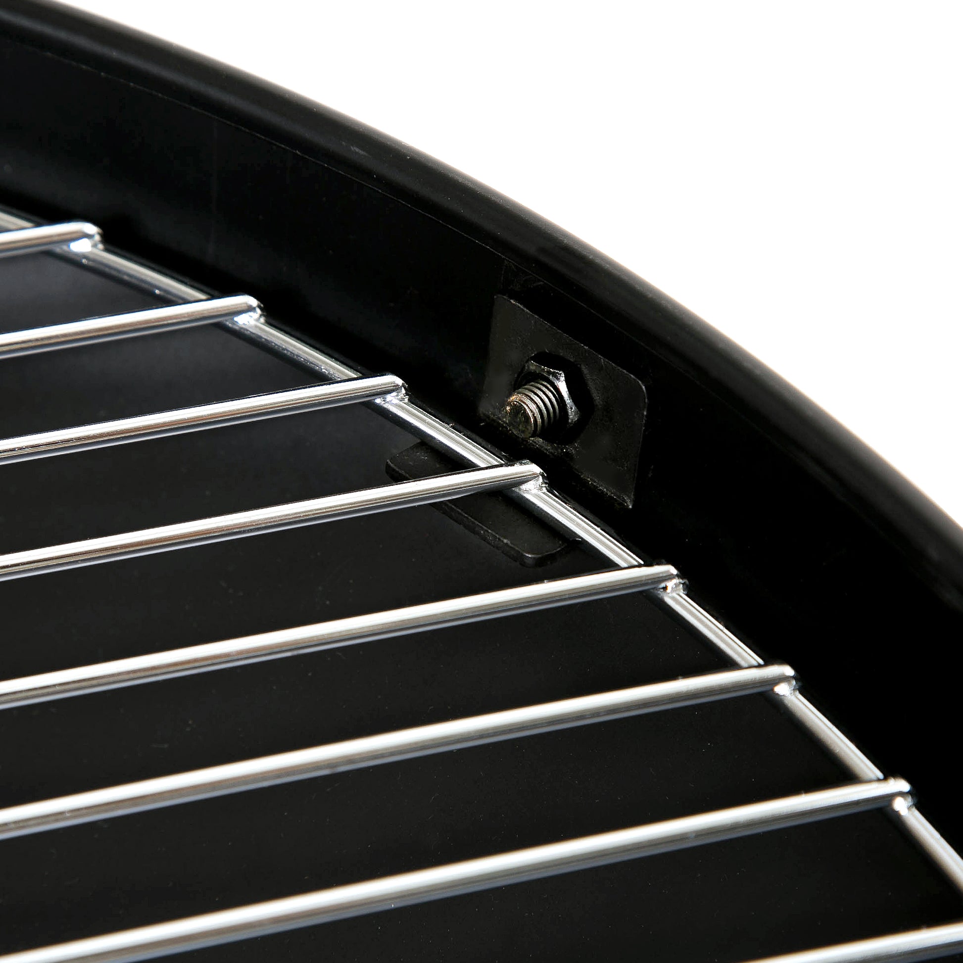 23 Inch Outdoor Fire Pit, Durable Wood Burning Fireplace Bowl With Grill Rack For Patio Garden, Backyard, Porchcamping, Bbq, Picnic Bonfire Black Garden & Outdoor Steel