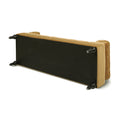 Lewis Bolster Arm Entryway Bench, Gold Velvet Yellow Foam Velvet